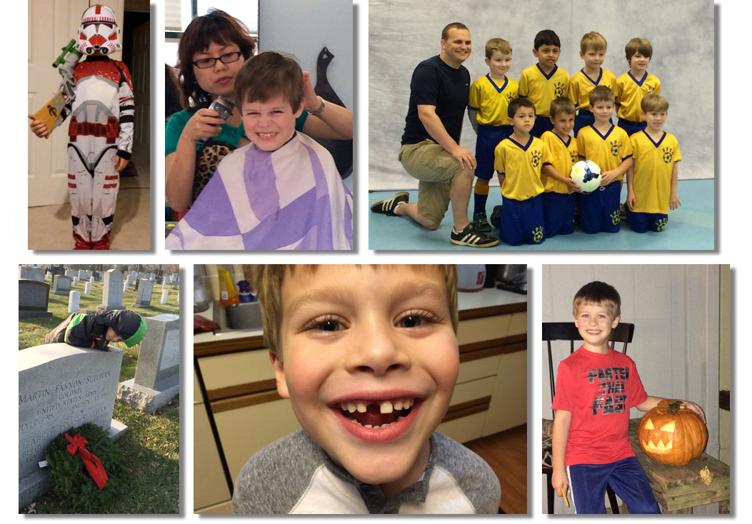 Xander Fall of 2014 - age 6